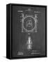 PP1097-Chalkboard Tesla Turbine Patent Poster-Cole Borders-Framed Stretched Canvas