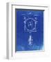 PP1097-Faded Blueprint Tesla Turbine Patent Poster-Cole Borders-Framed Giclee Print