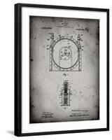 PP1097-Faded Grey Tesla Turbine Patent Poster-Cole Borders-Framed Giclee Print