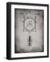 PP1097-Faded Grey Tesla Turbine Patent Poster-Cole Borders-Framed Premium Giclee Print