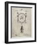 PP1097-Sandstone Tesla Turbine Patent Poster-Cole Borders-Framed Premium Giclee Print