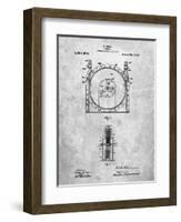 PP1097-Slate Tesla Turbine Patent Poster-Cole Borders-Framed Giclee Print