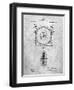 PP1097-Slate Tesla Turbine Patent Poster-Cole Borders-Framed Giclee Print