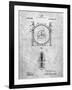 PP1097-Slate Tesla Turbine Patent Poster-Cole Borders-Framed Giclee Print