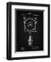 PP1097-Vintage Black Tesla Turbine Patent Poster-Cole Borders-Framed Giclee Print