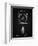PP1097-Vintage Black Tesla Turbine Patent Poster-Cole Borders-Framed Giclee Print