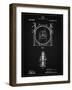 PP1097-Vintage Black Tesla Turbine Patent Poster-Cole Borders-Framed Giclee Print