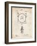 PP1097-Vintage Parchment Tesla Turbine Patent Poster-Cole Borders-Framed Premium Giclee Print