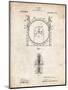 PP1097-Vintage Parchment Tesla Turbine Patent Poster-Cole Borders-Mounted Premium Giclee Print