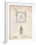 PP1097-Vintage Parchment Tesla Turbine Patent Poster-Cole Borders-Framed Giclee Print