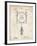 PP1097-Vintage Parchment Tesla Turbine Patent Poster-Cole Borders-Framed Giclee Print