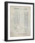 PP1098-Antique Grid Parchment Texas Boot Company 1983 Cowboy Boots Patent Poster-Cole Borders-Framed Giclee Print