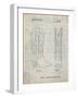 PP1098-Antique Grid Parchment Texas Boot Company 1983 Cowboy Boots Patent Poster-Cole Borders-Framed Giclee Print