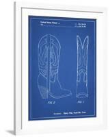 PP1098-Blueprint Texas Boot Company 1983 Cowboy Boots Patent Poster-Cole Borders-Framed Giclee Print