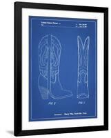 PP1098-Blueprint Texas Boot Company 1983 Cowboy Boots Patent Poster-Cole Borders-Framed Giclee Print