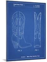 PP1098-Blueprint Texas Boot Company 1983 Cowboy Boots Patent Poster-Cole Borders-Mounted Giclee Print