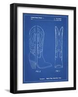 PP1098-Blueprint Texas Boot Company 1983 Cowboy Boots Patent Poster-Cole Borders-Framed Giclee Print