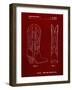 PP1098-Burgundy Texas Boot Company 1983 Cowboy Boots Patent Poster-Cole Borders-Framed Giclee Print