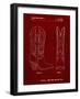 PP1098-Burgundy Texas Boot Company 1983 Cowboy Boots Patent Poster-Cole Borders-Framed Giclee Print