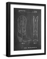 PP1098-Chalkboard Texas Boot Company 1983 Cowboy Boots Patent Poster-Cole Borders-Framed Giclee Print