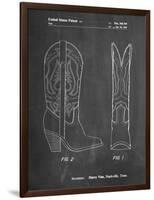 PP1098-Chalkboard Texas Boot Company 1983 Cowboy Boots Patent Poster-Cole Borders-Framed Giclee Print