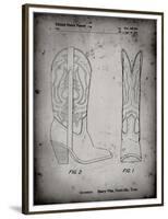 PP1098-Faded Grey Texas Boot Company 1983 Cowboy Boots Patent Poster-Cole Borders-Framed Premium Giclee Print
