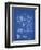 PP11 Blueprint-Borders Cole-Framed Giclee Print