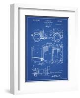 PP11 Blueprint-Borders Cole-Framed Giclee Print