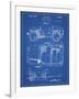 PP11 Blueprint-Borders Cole-Framed Giclee Print