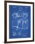 PP11 Blueprint-Borders Cole-Framed Giclee Print