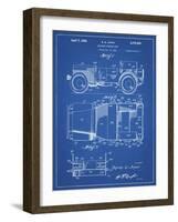 PP11 Blueprint-Borders Cole-Framed Giclee Print