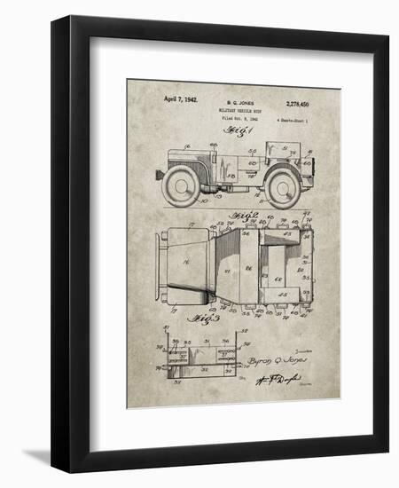 PP11 Sandstone-Borders Cole-Framed Giclee Print