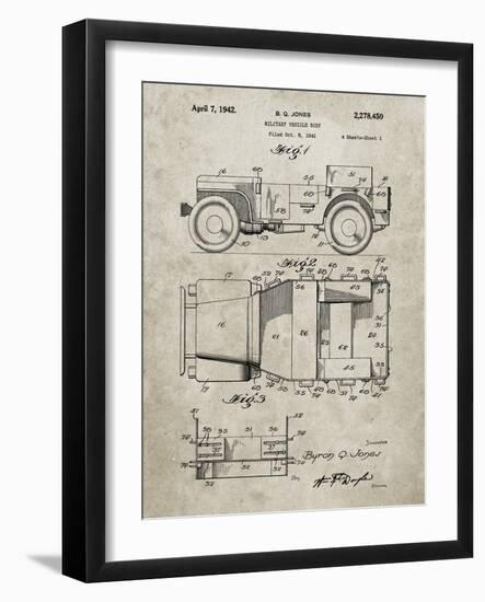 PP11 Sandstone-Borders Cole-Framed Giclee Print