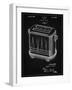 PP1100-Vintage Black Toaster Patent Art, Vintage Toaster-Cole Borders-Framed Giclee Print