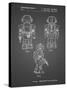 PP1101-Black Grid Toby Talking Toy Robot Patent Poster-Cole Borders-Stretched Canvas