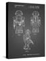 PP1101-Black Grid Toby Talking Toy Robot Patent Poster-Cole Borders-Stretched Canvas