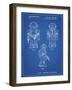 PP1101-Blueprint Toby Talking Toy Robot Patent Poster-Cole Borders-Framed Giclee Print