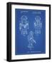 PP1101-Blueprint Toby Talking Toy Robot Patent Poster-Cole Borders-Framed Giclee Print