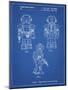 PP1101-Blueprint Toby Talking Toy Robot Patent Poster-Cole Borders-Mounted Giclee Print