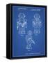 PP1101-Blueprint Toby Talking Toy Robot Patent Poster-Cole Borders-Framed Stretched Canvas