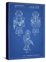 PP1101-Blueprint Toby Talking Toy Robot Patent Poster-Cole Borders-Stretched Canvas