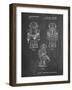 PP1101-Chalkboard Toby Talking Toy Robot Patent Poster-Cole Borders-Framed Giclee Print