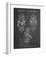 PP1101-Chalkboard Toby Talking Toy Robot Patent Poster-Cole Borders-Framed Giclee Print