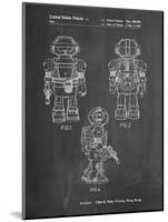 PP1101-Chalkboard Toby Talking Toy Robot Patent Poster-Cole Borders-Mounted Giclee Print