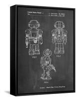 PP1101-Chalkboard Toby Talking Toy Robot Patent Poster-Cole Borders-Framed Stretched Canvas