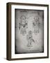 PP1101-Faded Grey Toby Talking Toy Robot Patent Poster-Cole Borders-Framed Giclee Print