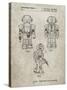 PP1101-Sandstone Toby Talking Toy Robot Patent Poster-Cole Borders-Stretched Canvas