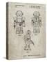 PP1101-Sandstone Toby Talking Toy Robot Patent Poster-Cole Borders-Stretched Canvas