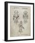 PP1101-Sandstone Toby Talking Toy Robot Patent Poster-Cole Borders-Framed Giclee Print