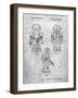 PP1101-Slate Toby Talking Toy Robot Patent Poster-Cole Borders-Framed Giclee Print